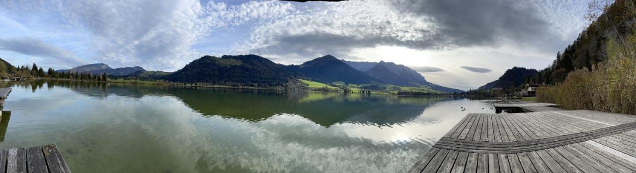 Ferienhaus Kaiserblick - Fewo2 Walchsee Eksteriør bilde