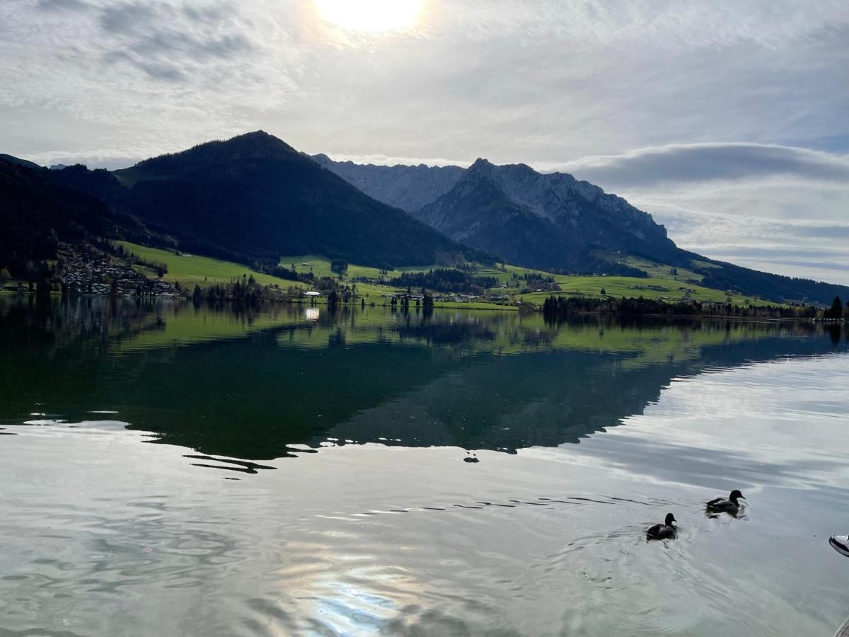Ferienhaus Kaiserblick - Fewo2 Walchsee Eksteriør bilde